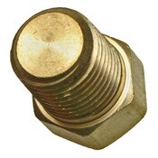 Oxygen 1/4" Male Plug Brass Fitting